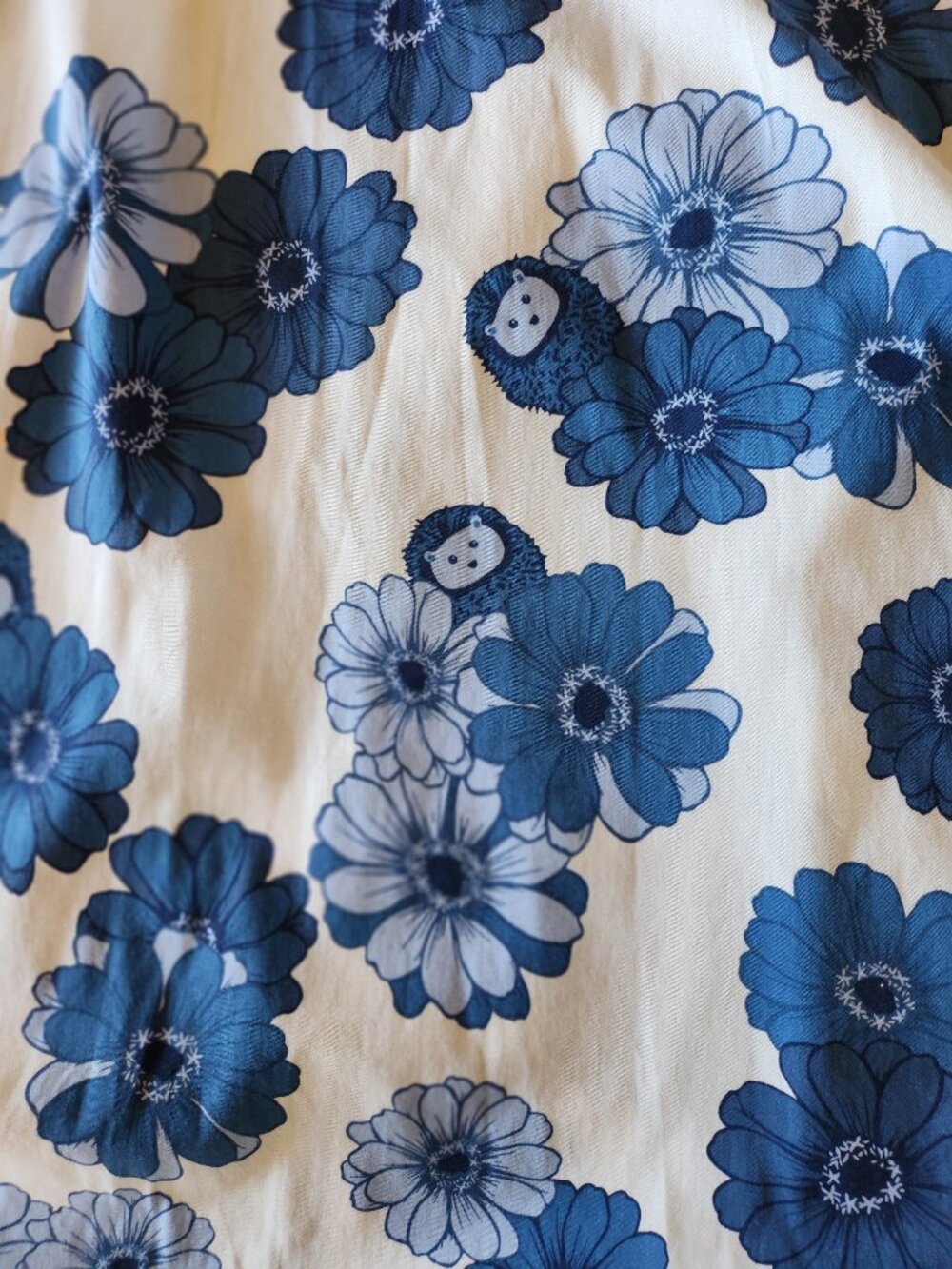 ModCloth x Collectif Daisy Hedgehog Swing A-Line Skirt Vintage Rare Plus Size - Picture 8 of 15